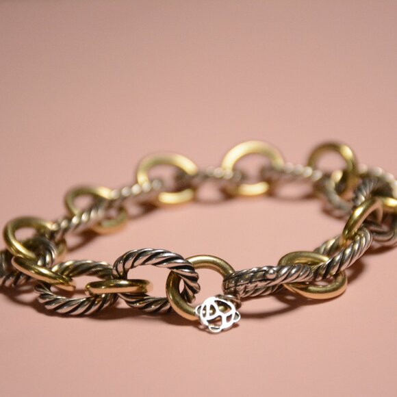 David Yurman Oval Link Chain Bracelet - Picture 1 of 9